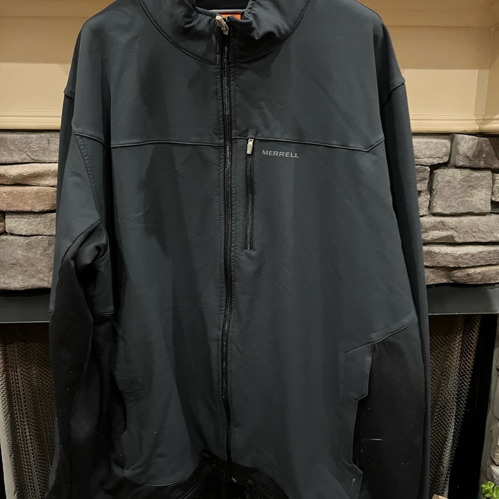 Merrell Black Performance Jacket With Sporty Desi… - image 1
